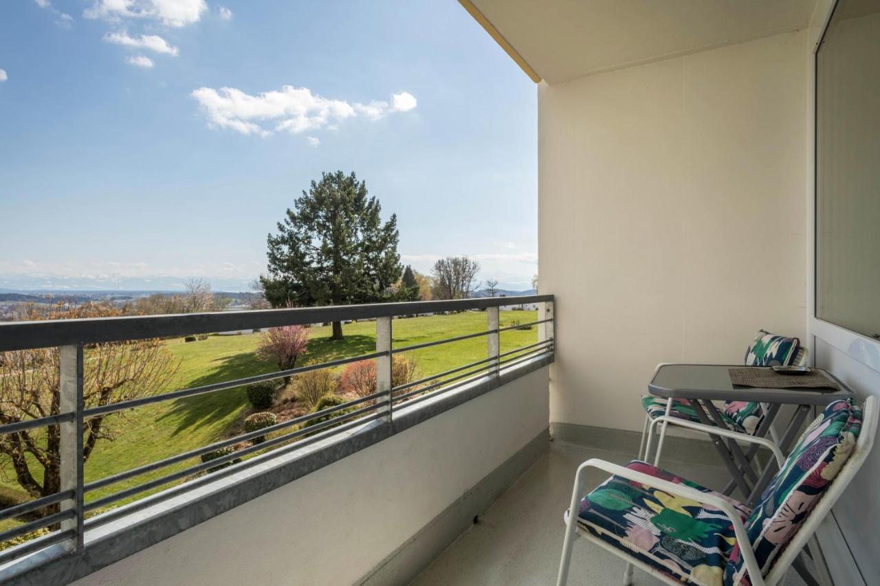 Appartment Panoramablick Oberteuringen Bagian luar foto
