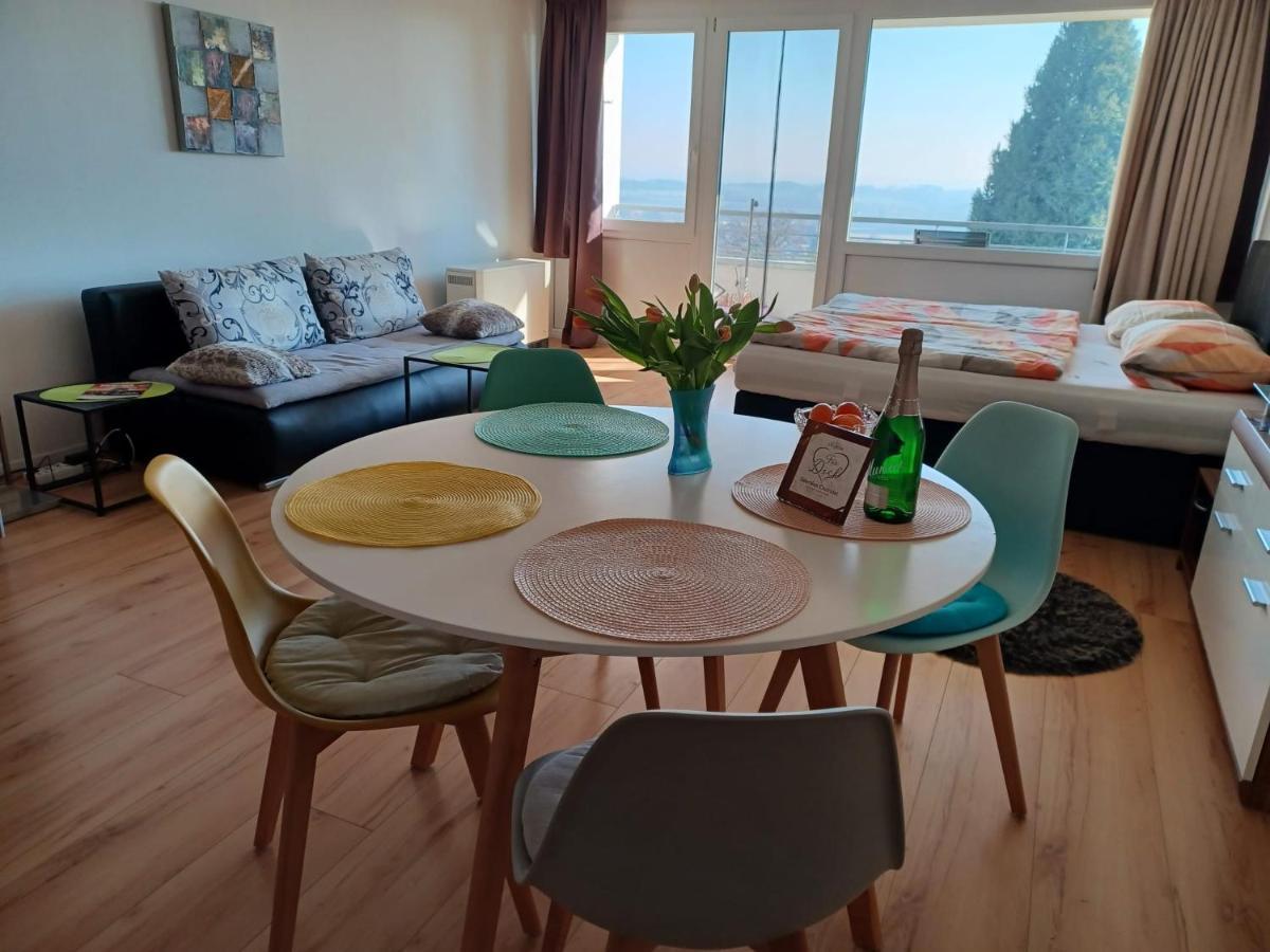 Appartment Panoramablick Oberteuringen Bagian luar foto